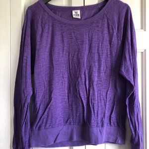 Victoria’s Secret Pink Long Sleeve Purple Shirt